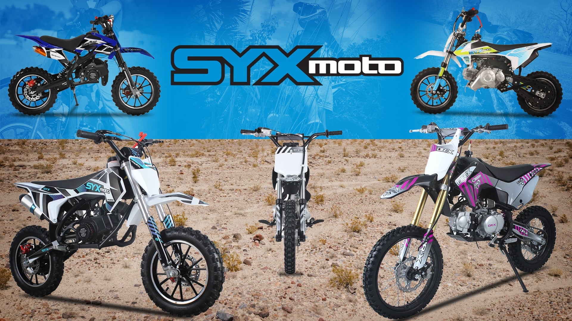 SYX MOTO Blitz Gas Power Kids Mini Dirt Bike off Road, 50cc 2 Stroke, Pull  Start