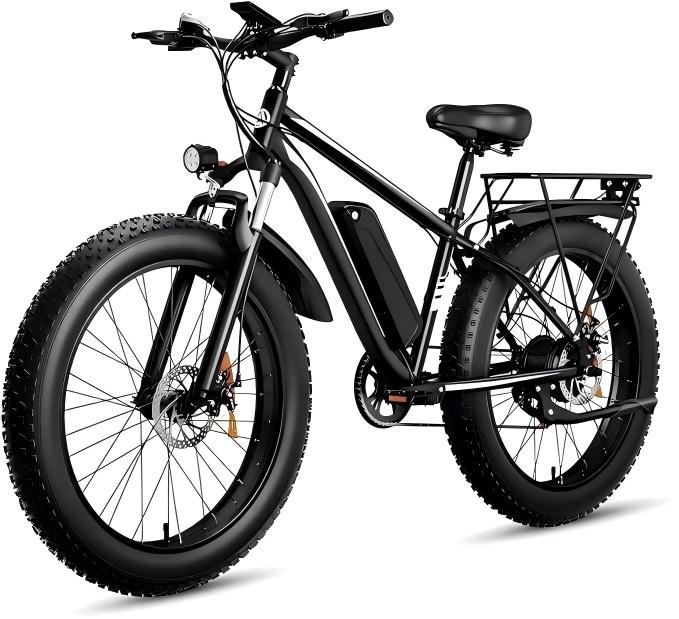 1000W Electric Bike for Adults - 26" Fat Tire eBike, 48V 15Ah, 22mph, Shimano 7-Speed