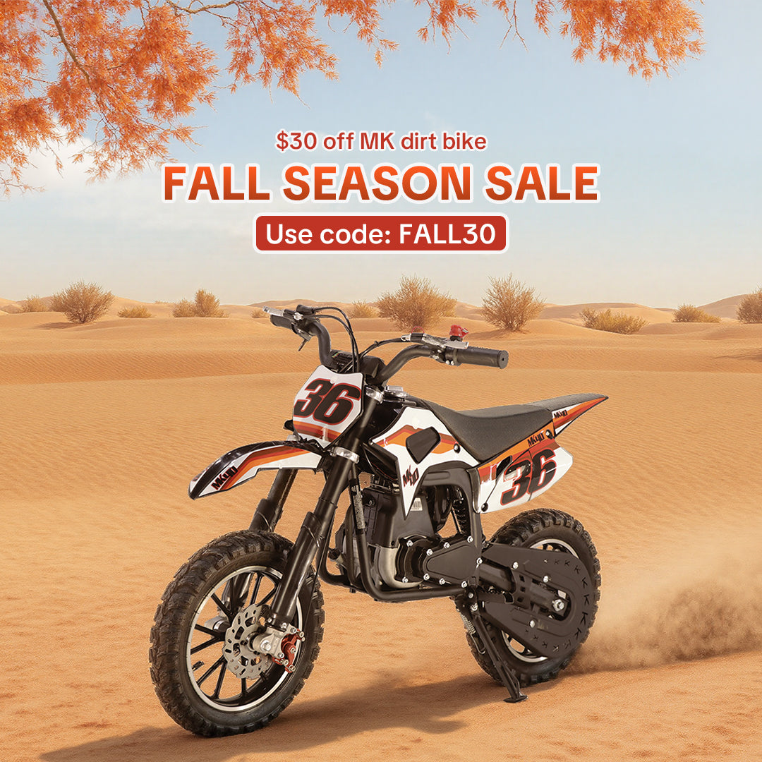 SYX MOTO MK 40cc 4 Stroke Pull Start Mini Dirt Bike Off Road