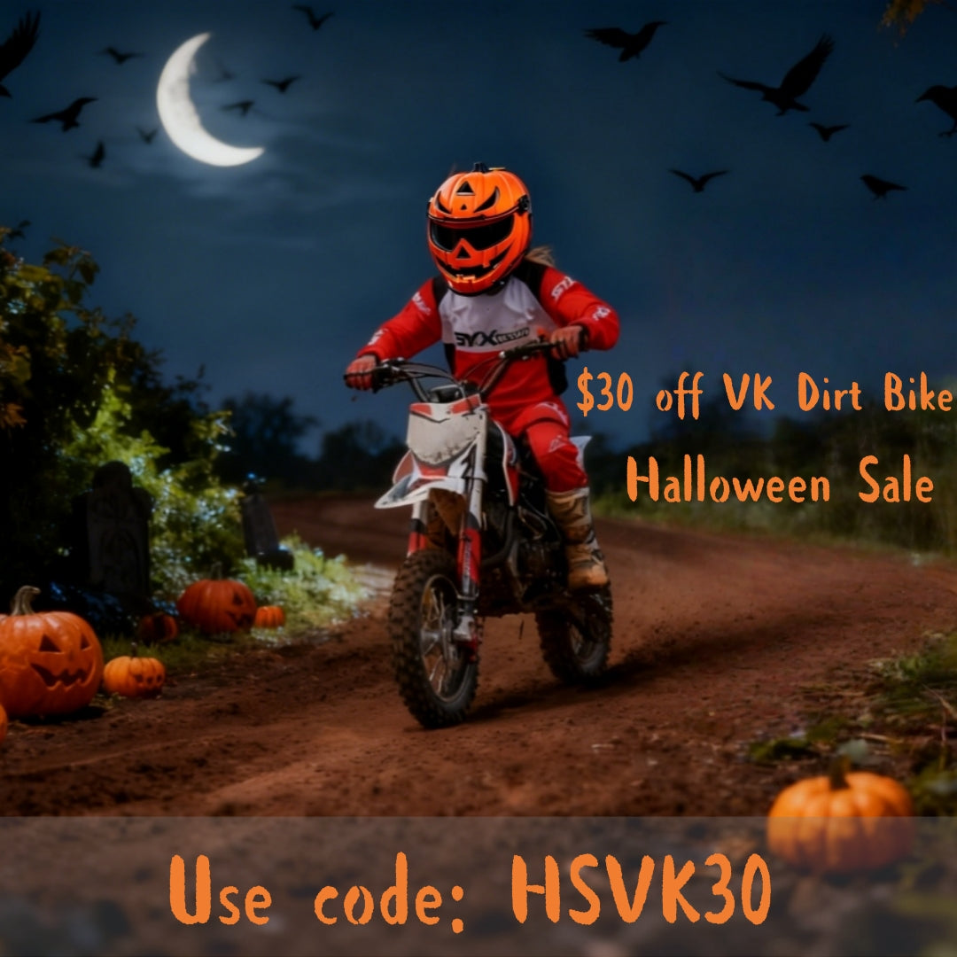 SYX MOTO VK 58cc 4 Stroke Real Motorcycle Engine Pull Start Mini Dirt Bike