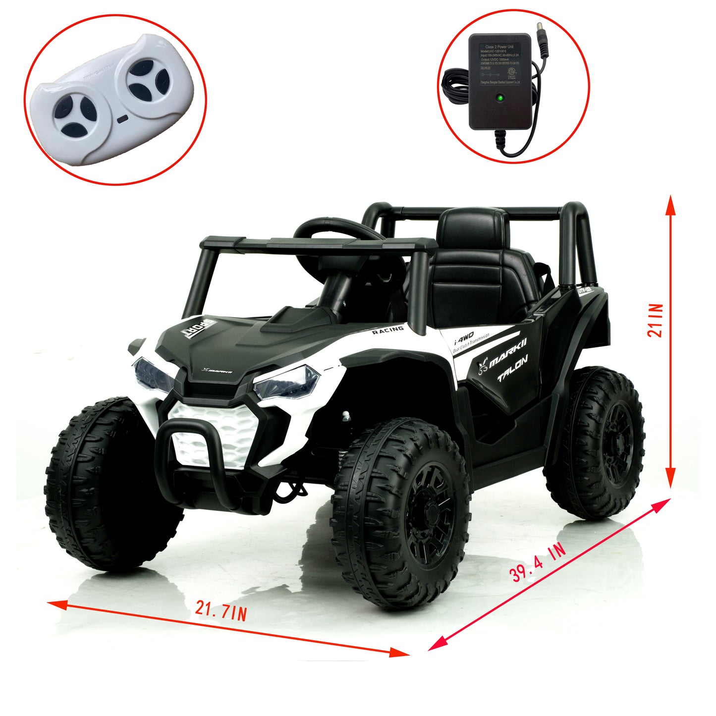 Vehículo eléctrico UTV de 12 V para niños y niñas de 3 a 6 años