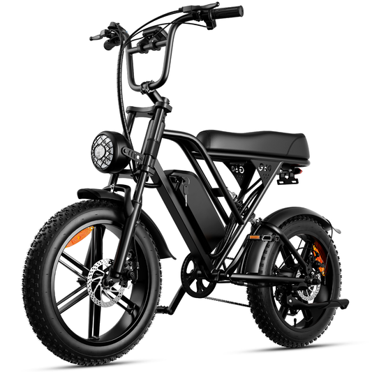1000W Fat Tire Electric Bike - 30mph, 70-Mile Range, All-Terrain eBike for Adults