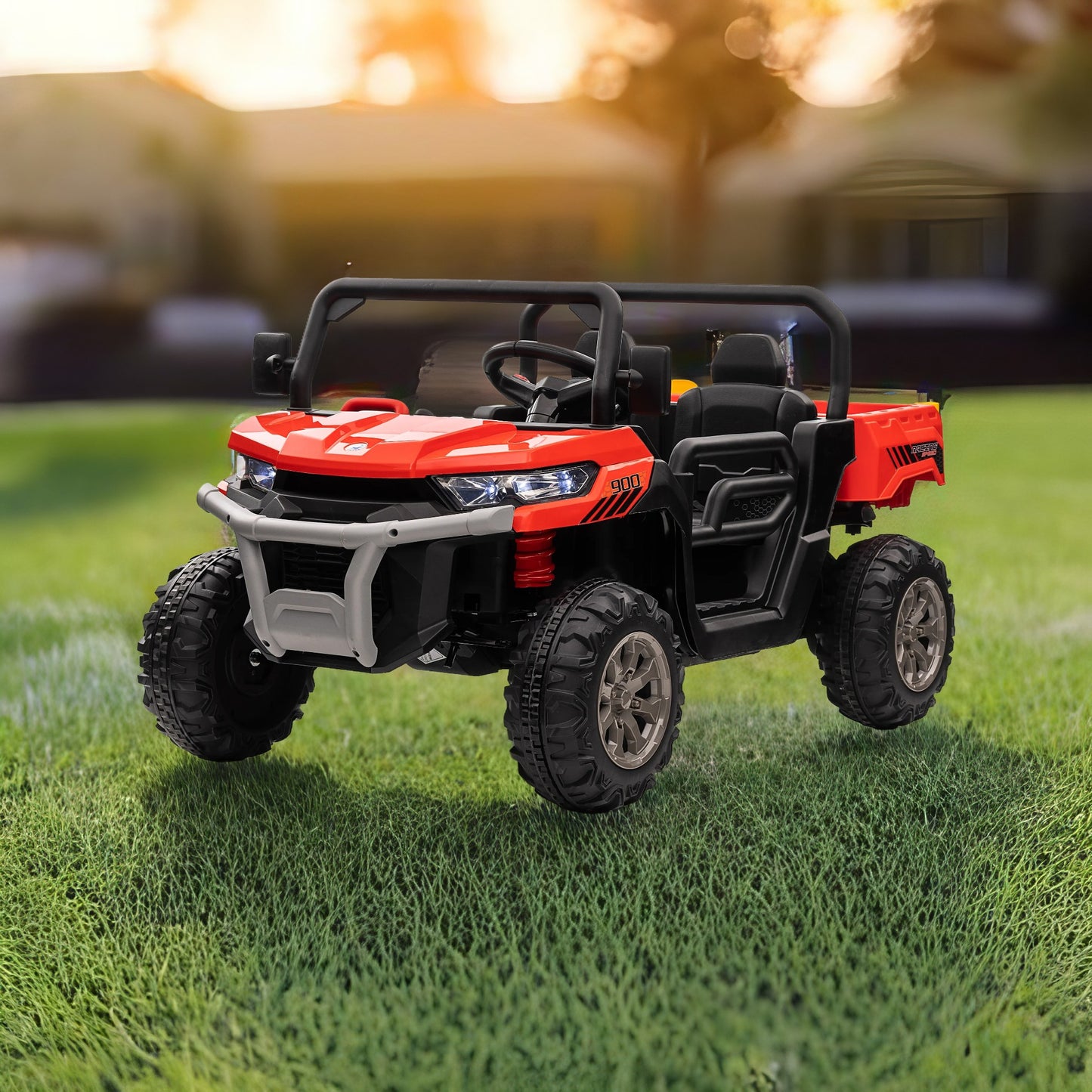 24V 2-Seater Kids UTV Truck, Remote Control Electric Ride-On