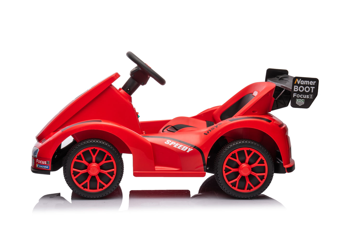 Kart eléctrico de 12 V para niños, coche de control remoto con cinturón de seguridad