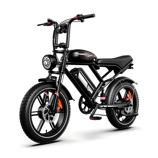 2000W Dual Motor Electric Bike - 140-Mile Range, 20" Fat Tire eBike, Hydraulic Brakes