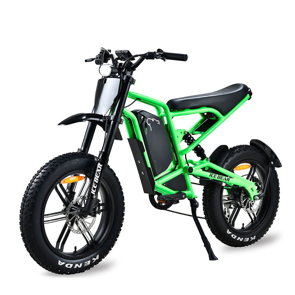 Bicicleta eléctrica SYX MOTO de 66 km/h y 72 km de autonomía, batería