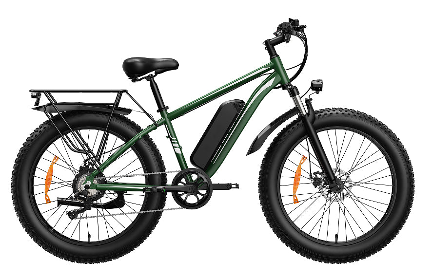 1000W Electric Bike for Adults - 26" Fat Tire eBike, 48V 15Ah, 22mph, Shimano 7-Speed