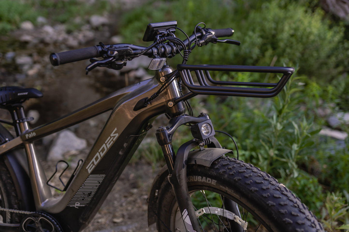 Bicicleta eléctrica EODES PALO de 750 W con neumáticos anchos para adultos, hasta 43 km/h y alcance máximo de 69 km.