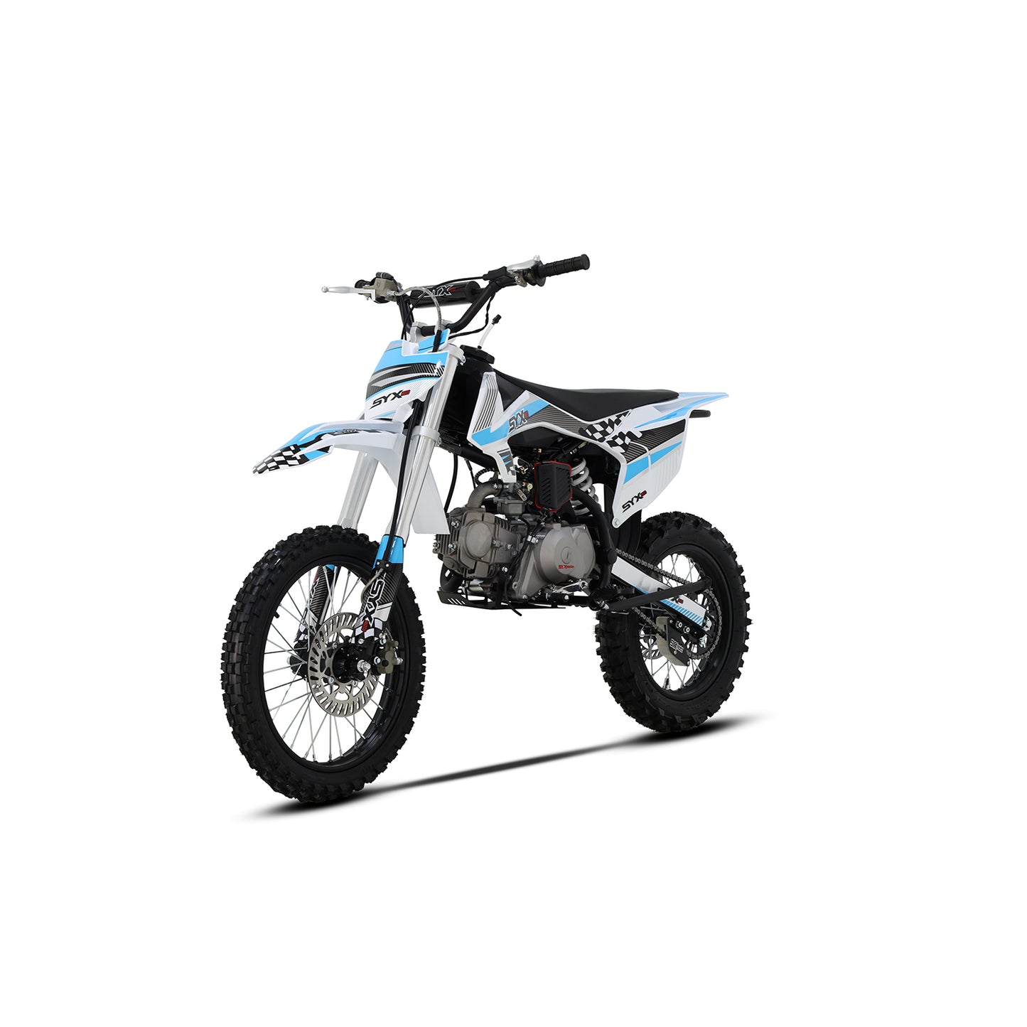 SYX MOTO K1 125cc Dirt Bike, 50 MPH, 123 Mile Range, 4-Speed Manual