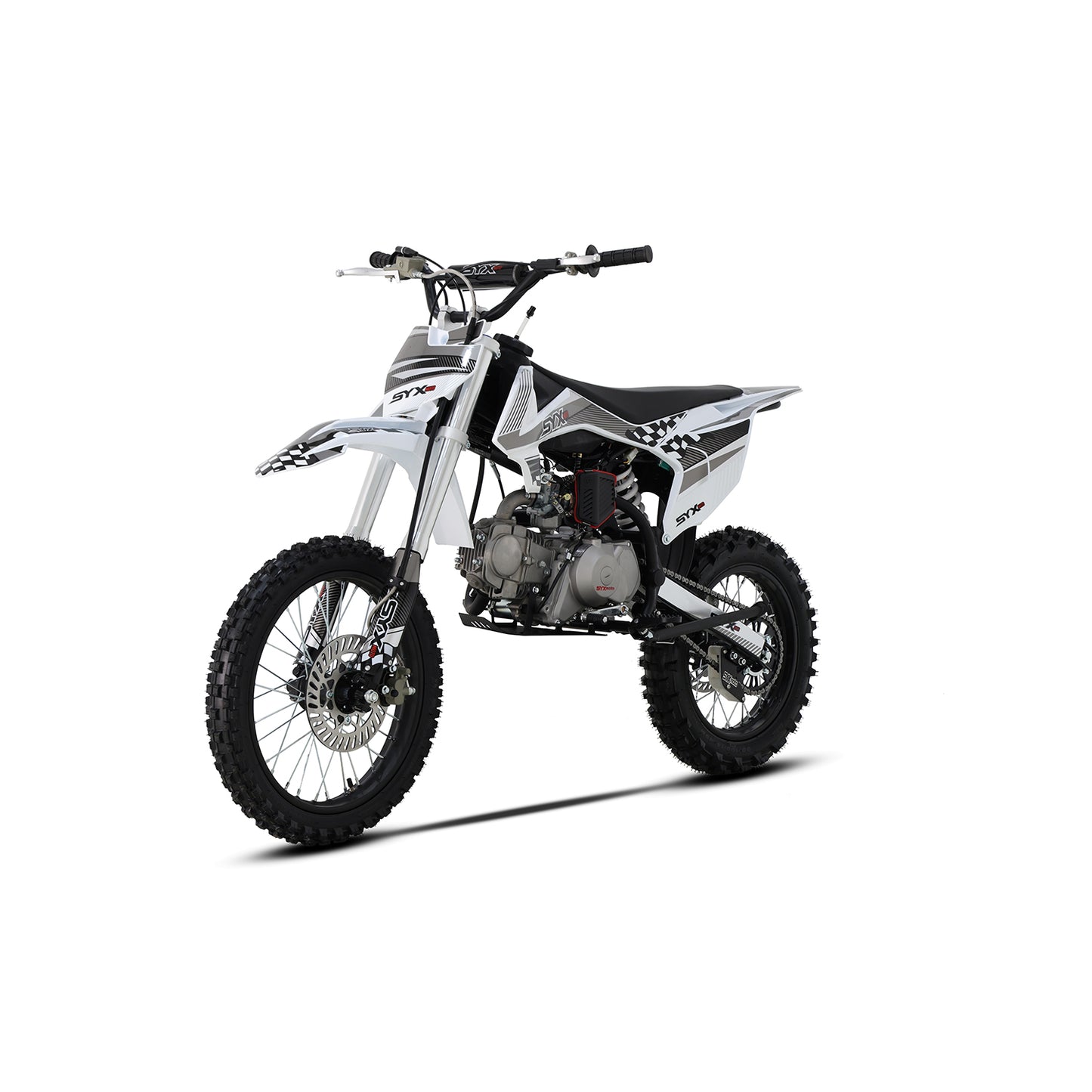 SYX MOTO K1 125cc Dirt Bike, 50 MPH, 123 Mile Range, 4-Speed Manual