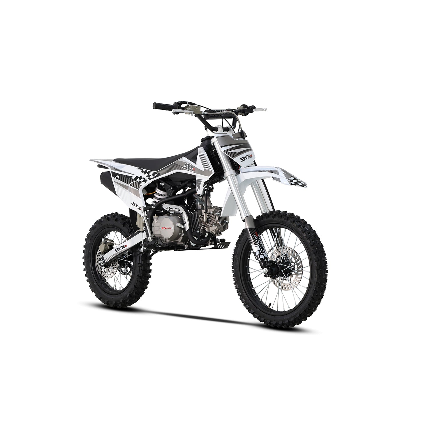 SYX MOTO K1 125cc Dirt Bike, 50 MPH, 123 Mile Range, 4-Speed Manual