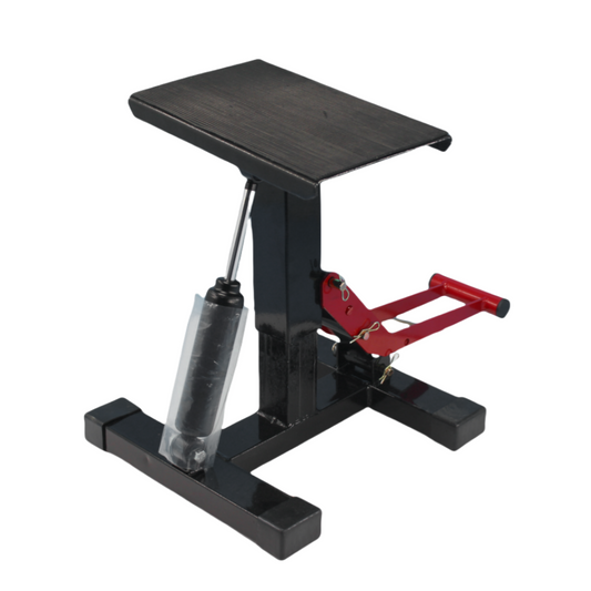 SYX MOTO Motorcycle Lift Stand 440lbs Capacity, 360° Rotating Scissor Lift