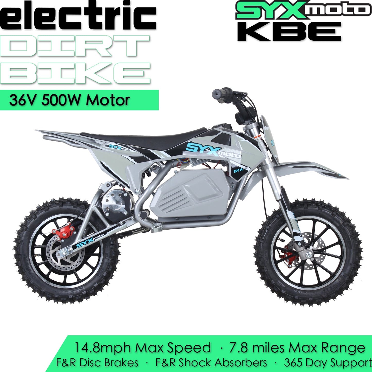 KBE 500W 36V Electric Beginner Kids Mini Dirt Bike Ride on