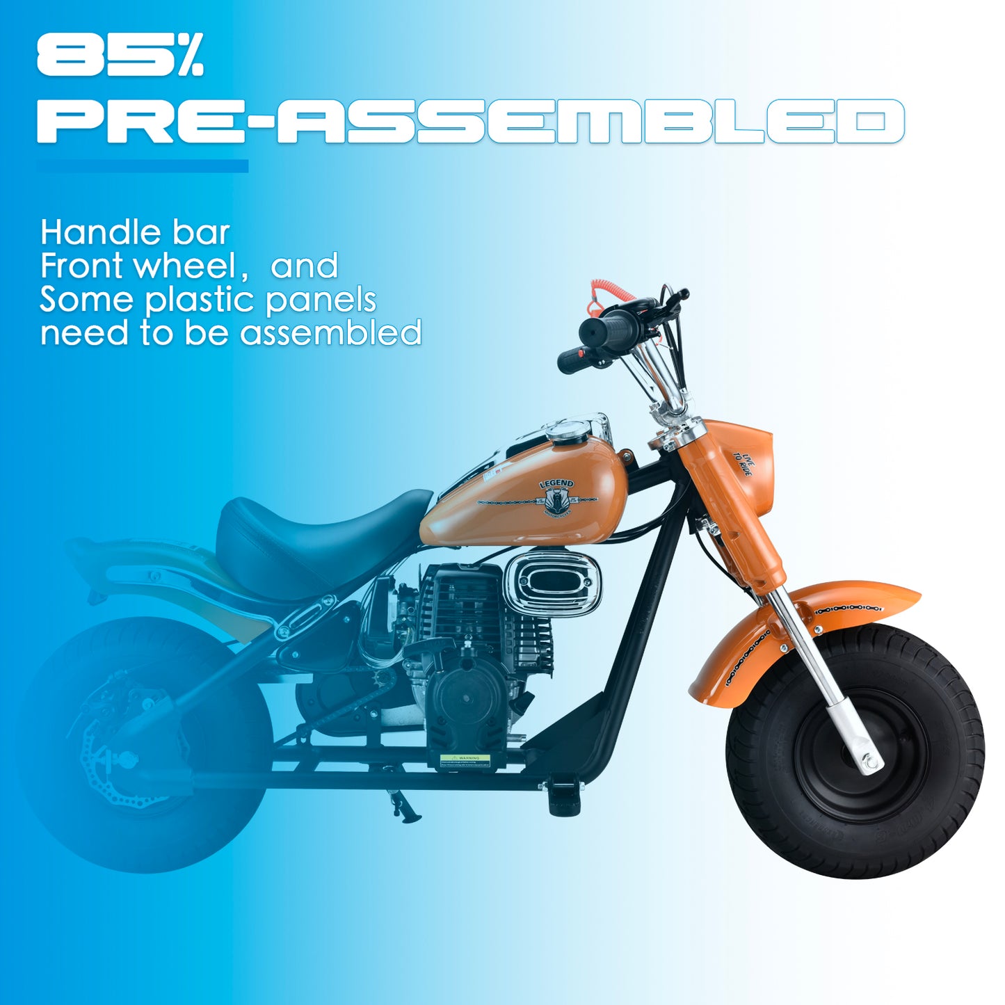 SYX MOTO MT-7 40cc 4 Stroke Mini Cruiser Motorcycle Dirt Bike