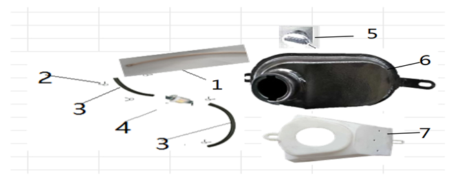 Repuestos para filtro de combustible SYX MOTO para motocross MK 40cc