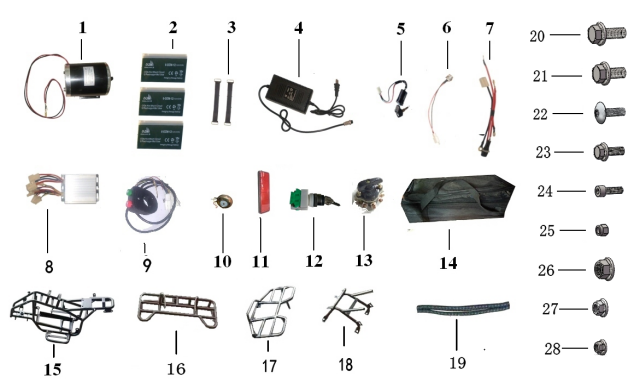 Batería de repuesto SYX MOTO de 12 V y 12 A para ATV PAW800-9E (1 unidad)