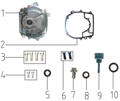 SYX MOTO INDICADOR DE NIVEL DE ACEITE para Mini Dirt Bike VK 58cc Piezas y accesorios de repuesto