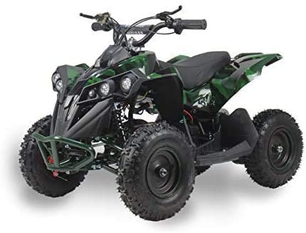 SYX MOTO Bruiser Kids Mini Electric ATV, Camo Green - SYX MOTO