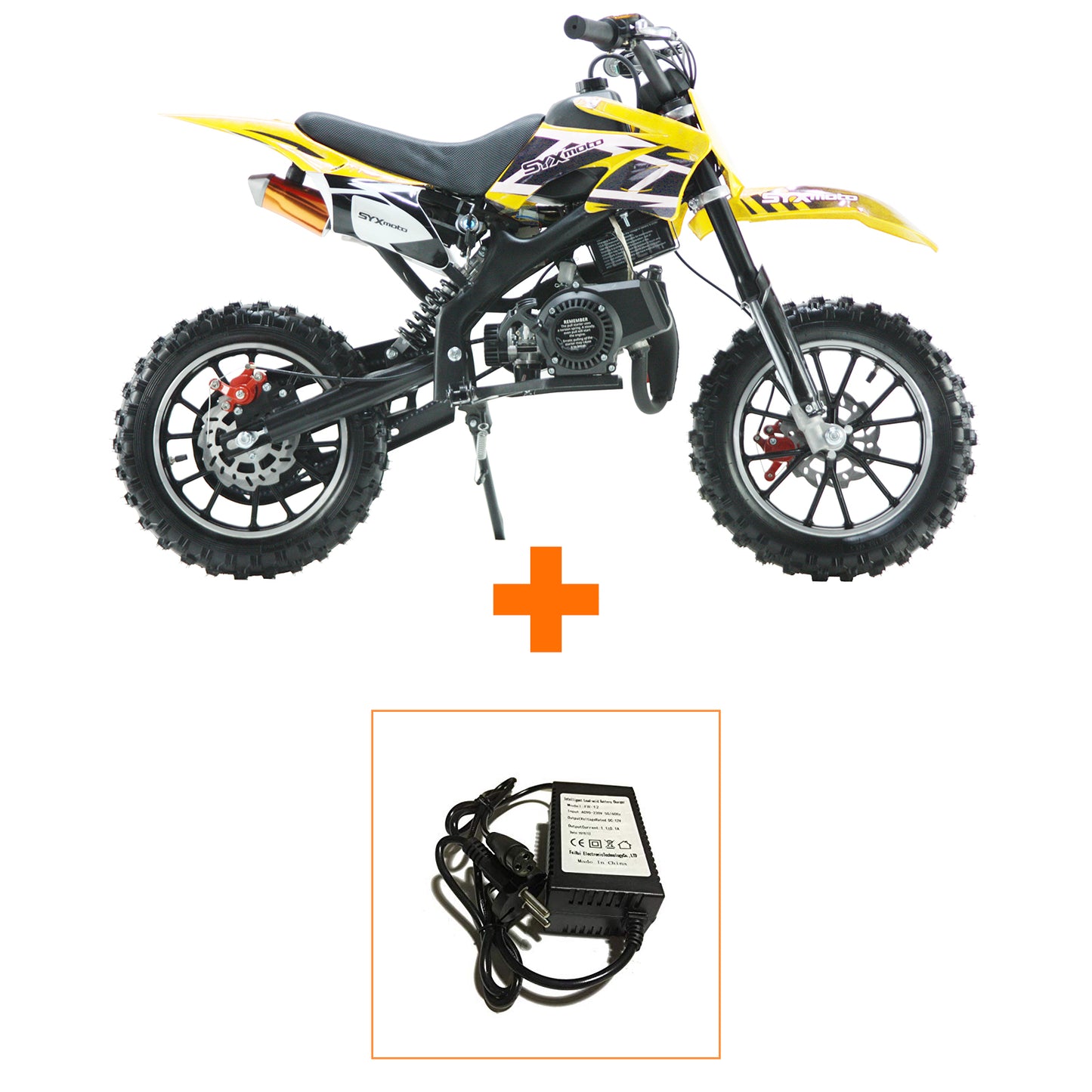 SYX MOTO Holeshot ES 50cc Electric Start/Pull Start Mini Dirt Bike - SYX MOTO