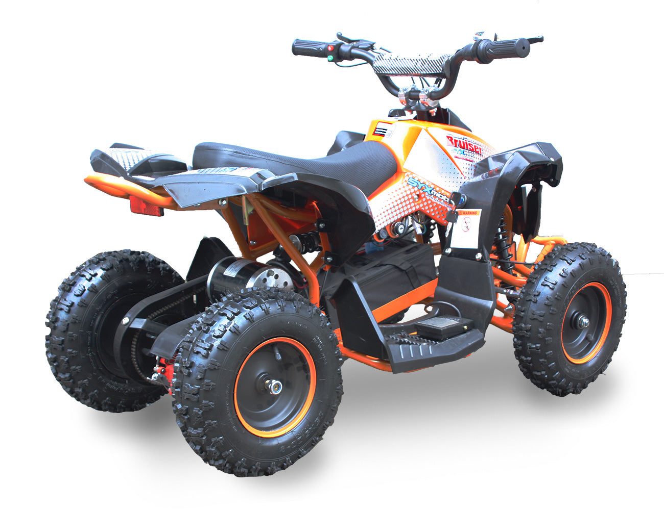 SYX MOTO Bruiser Kids Mini Electric ATV, Orange - SYX MOTO