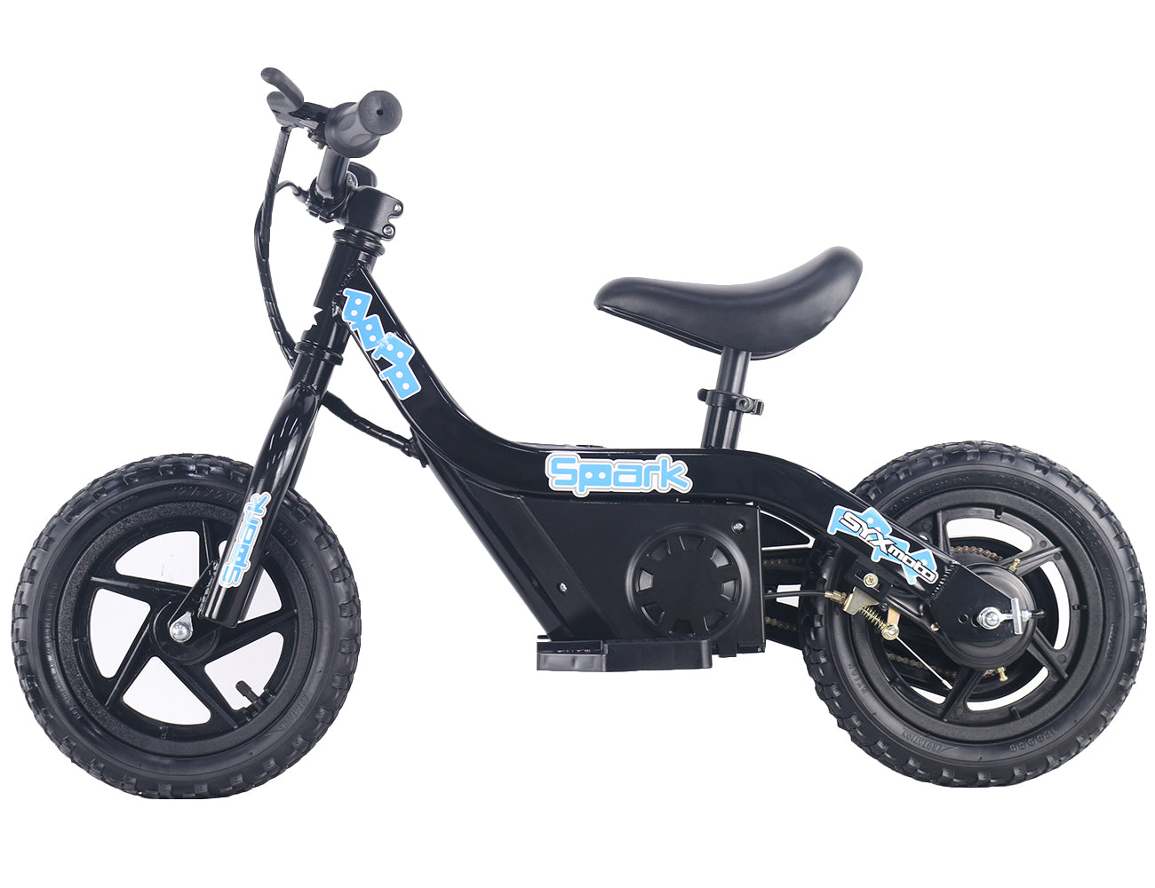 SYX MOTO SPARK Mini Electric Balance Bike, Black - SYX MOTO