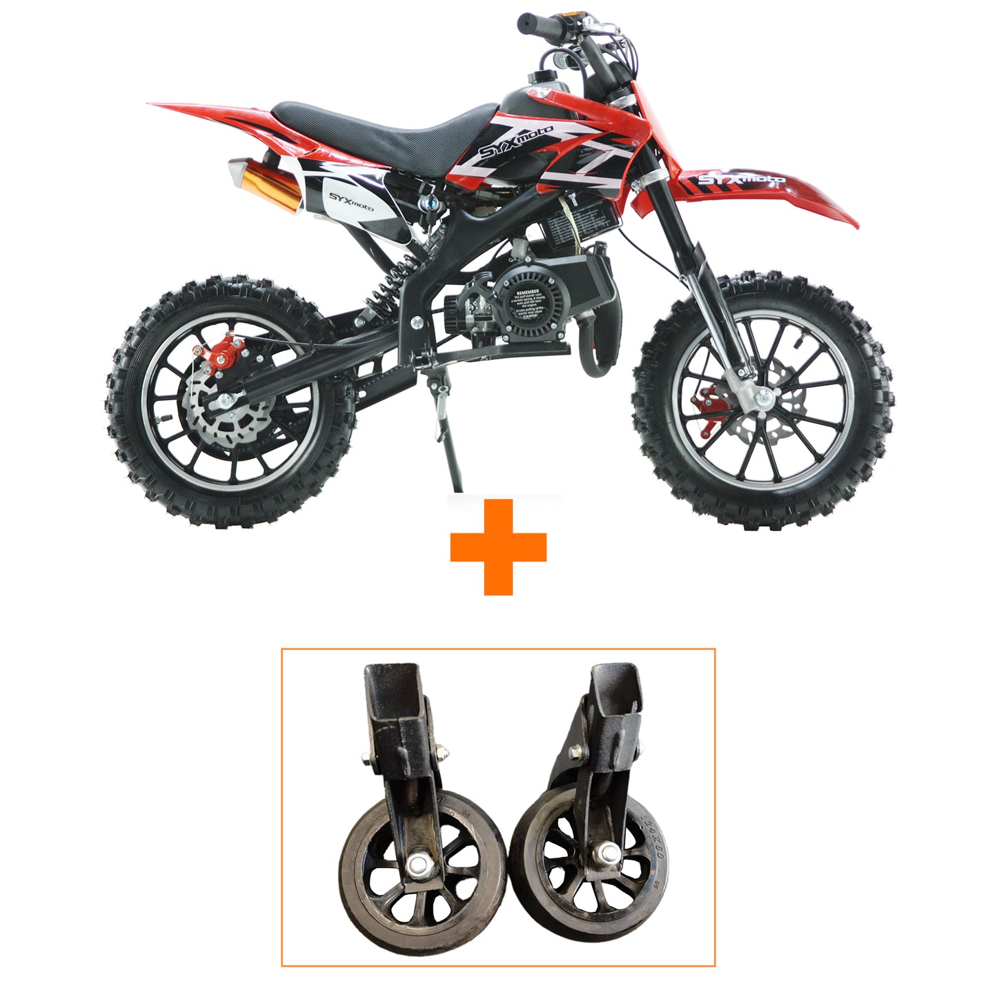 SYX MOTO Holeshot ES 50cc Electric Start/Pull Start Mini Dirt Bike - SYX MOTO
