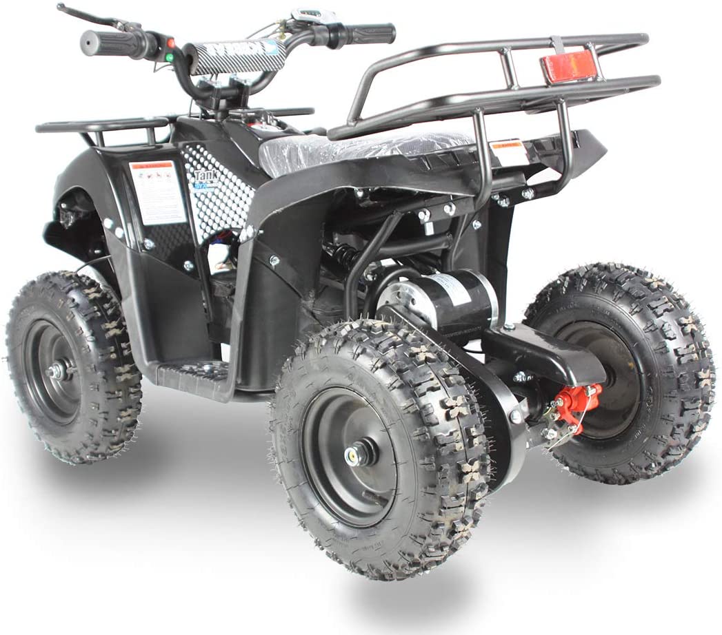 SYX MOTO Tank Mini Electric ATV, Black - SYX MOTO