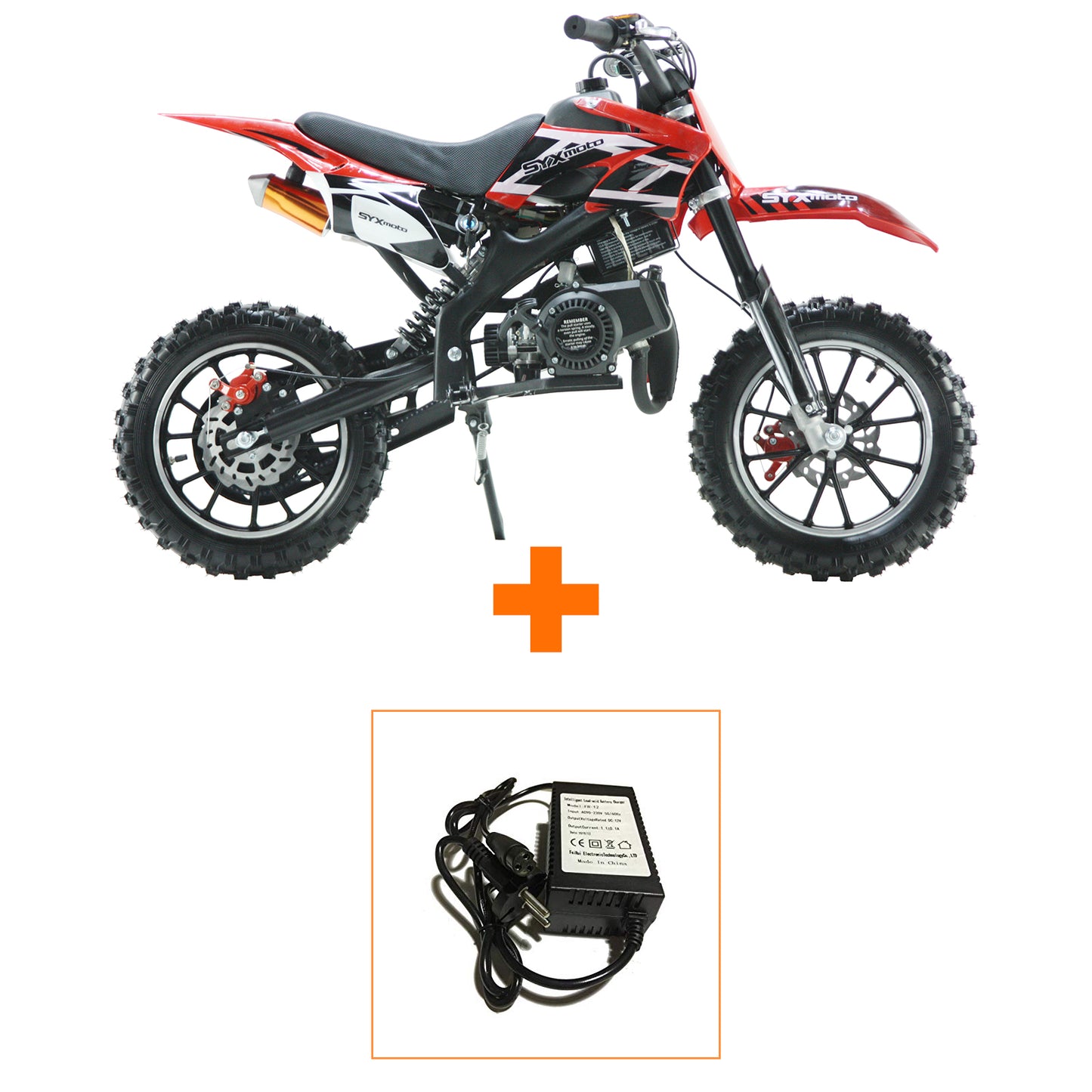 SYX MOTO Holeshot ES 50cc Electric Start/Pull Start Mini Dirt Bike - SYX MOTO