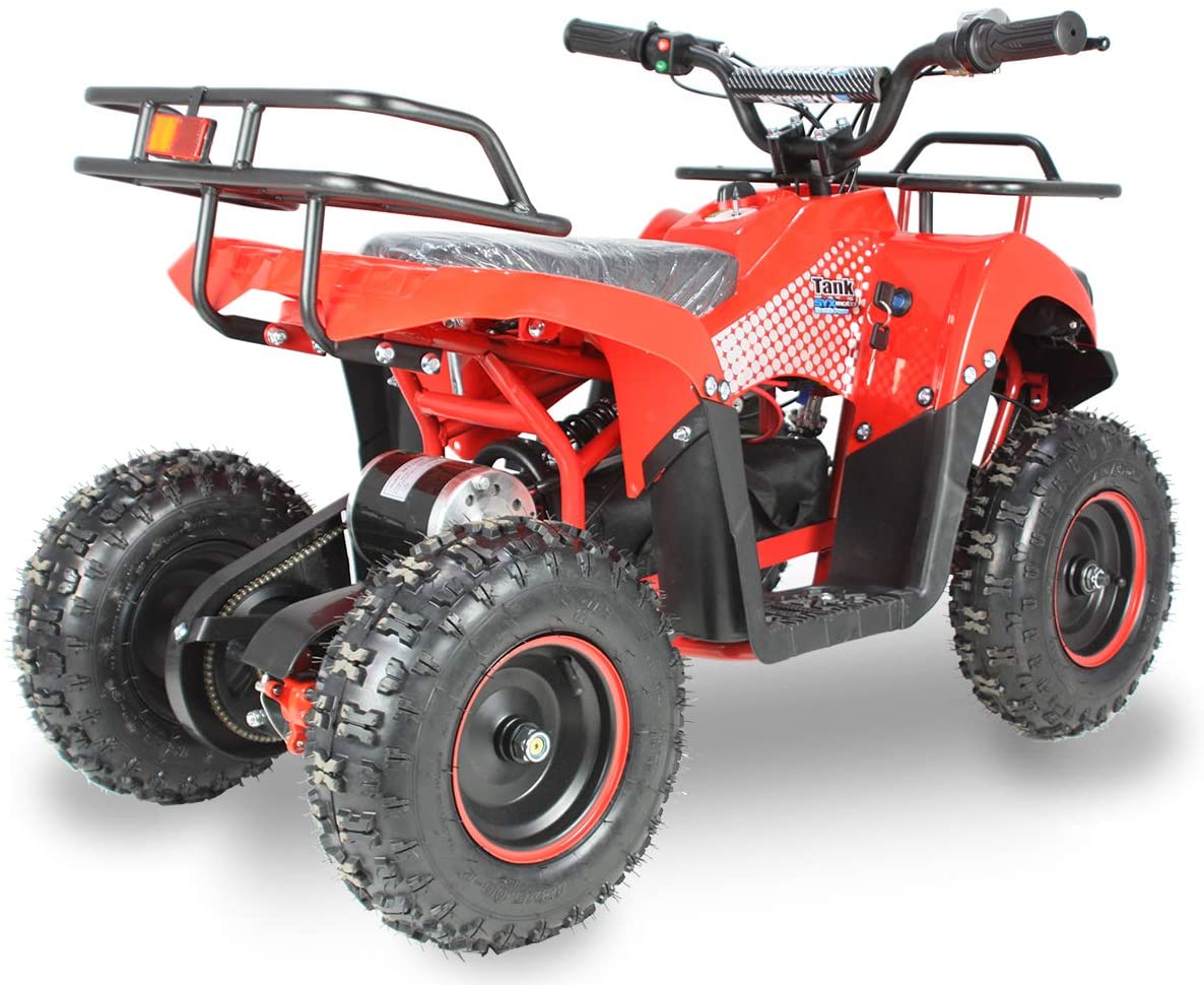 SYX MOTO Tank Mini Electric ATV, Red - SYX MOTO