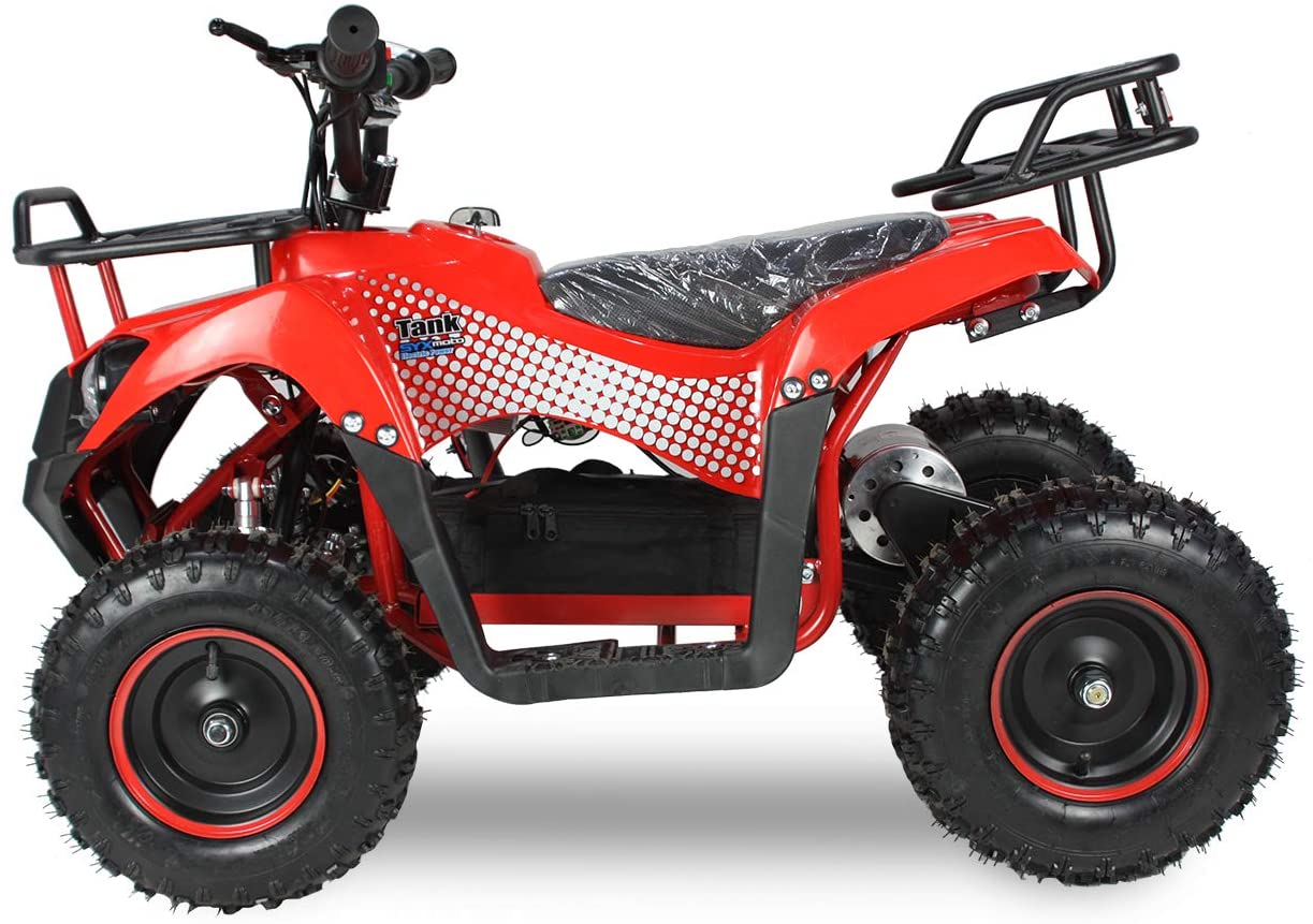 SYX MOTO Tank Mini Electric ATV, Red - SYX MOTO