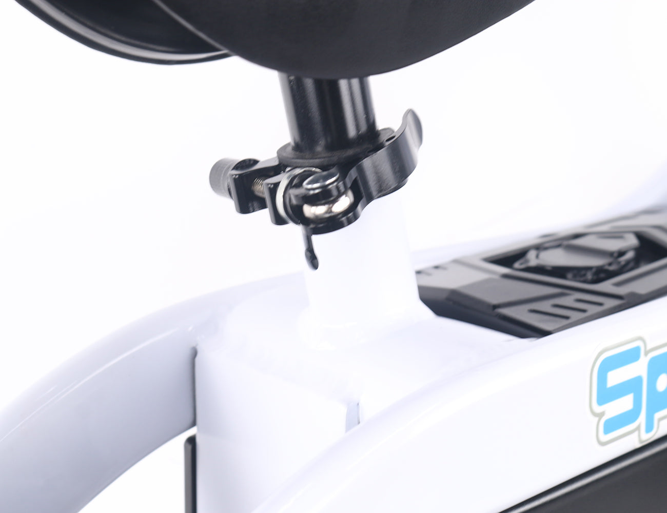 SYX MOTO SPARK Mini Electric Balance Bike, White - SYX MOTO