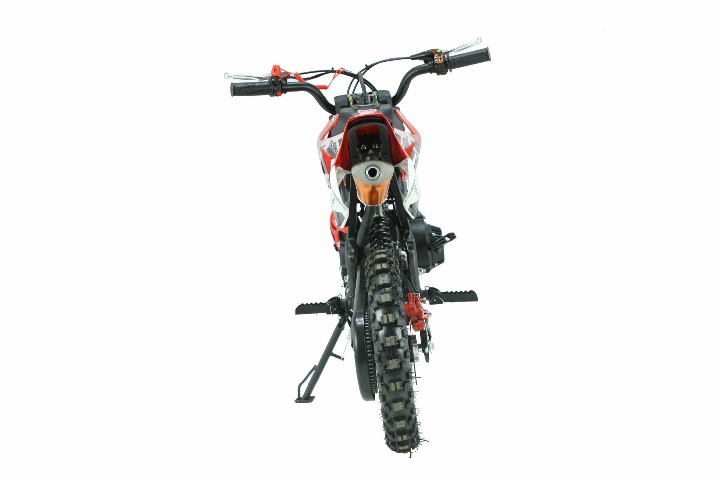 SYX MOTO Holeshot 50cc Pull Start Mini Dirt Bike, Red - SYX MOTO