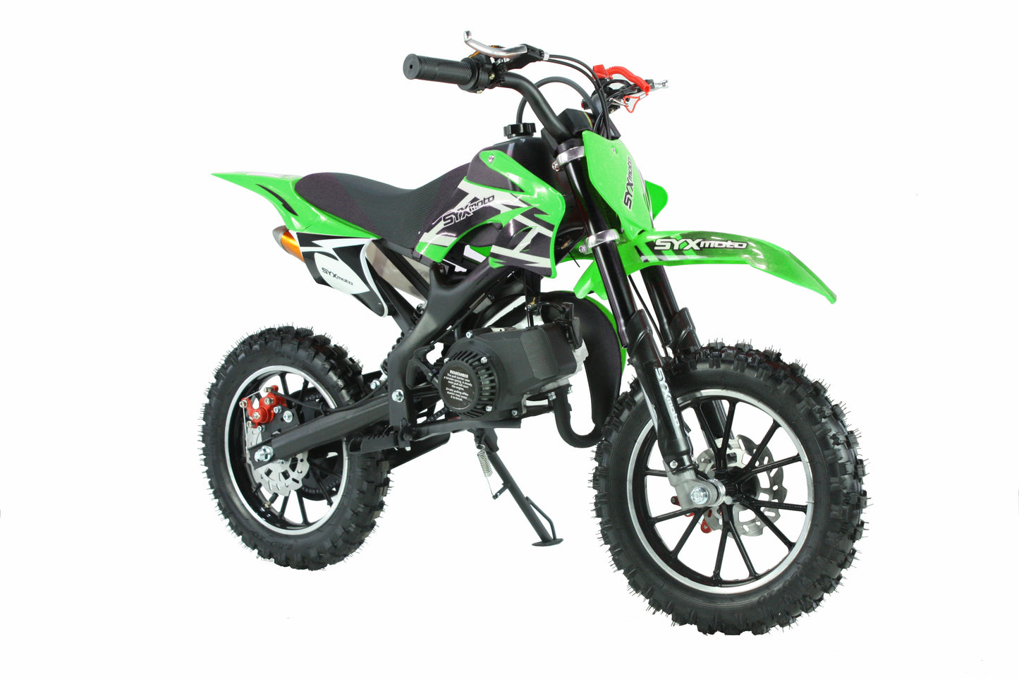 SYX MOTO Holeshot 50cc Pull Start Mini Dirt Bike, Green - SYX MOTO