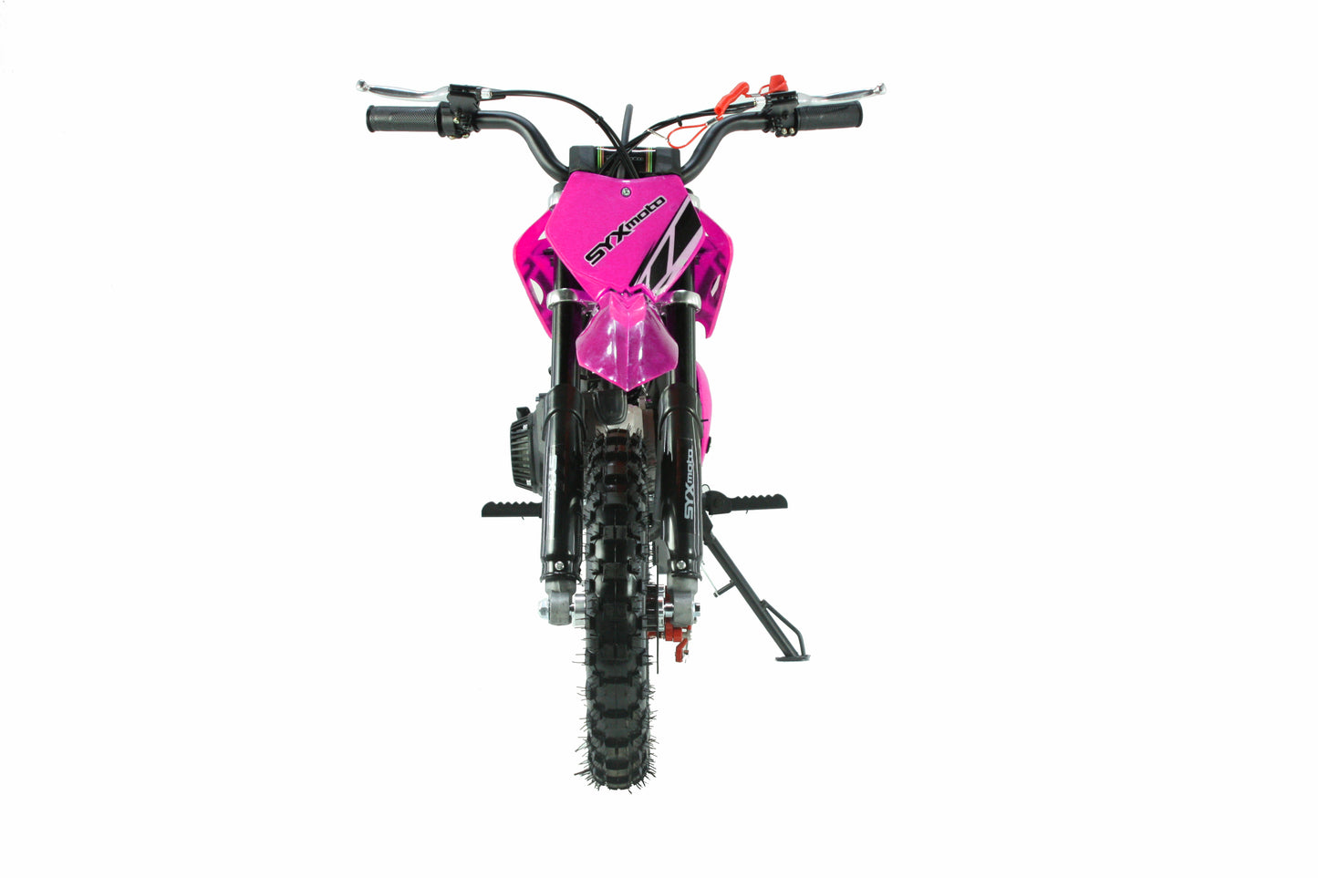 SYX MOTO Holeshot 50cc Pull Start Mini Dirt Bike, Pink - SYX MOTO