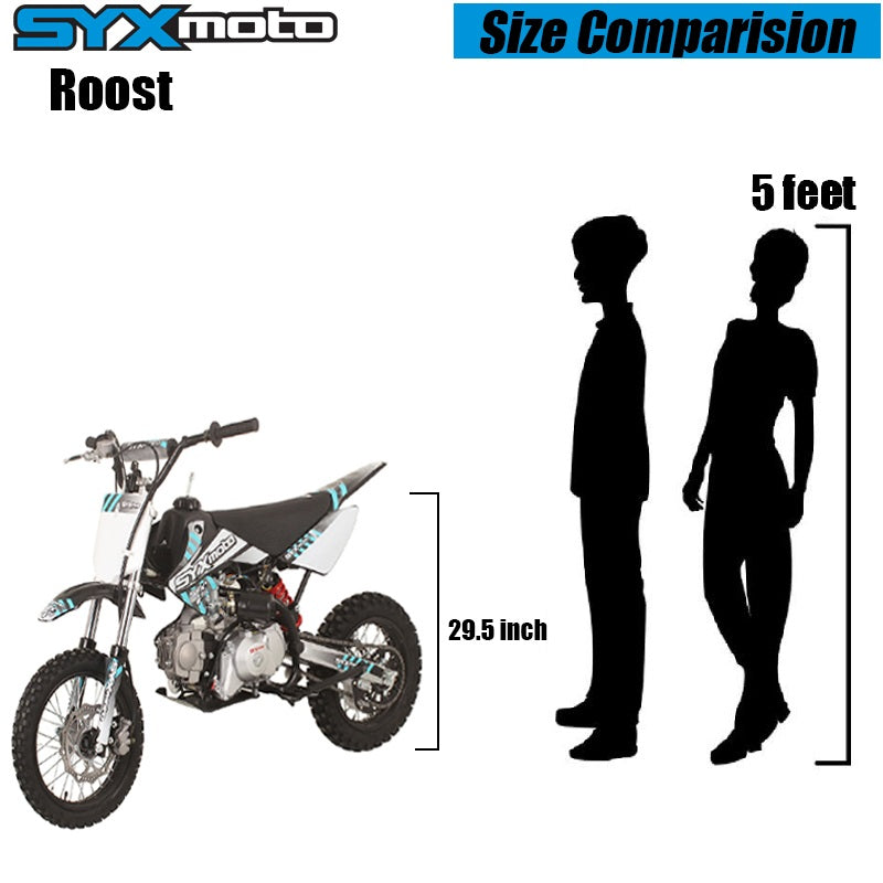 SYX MOTO Roost 125cc Electric Start Dirt Bike - SYX MOTO