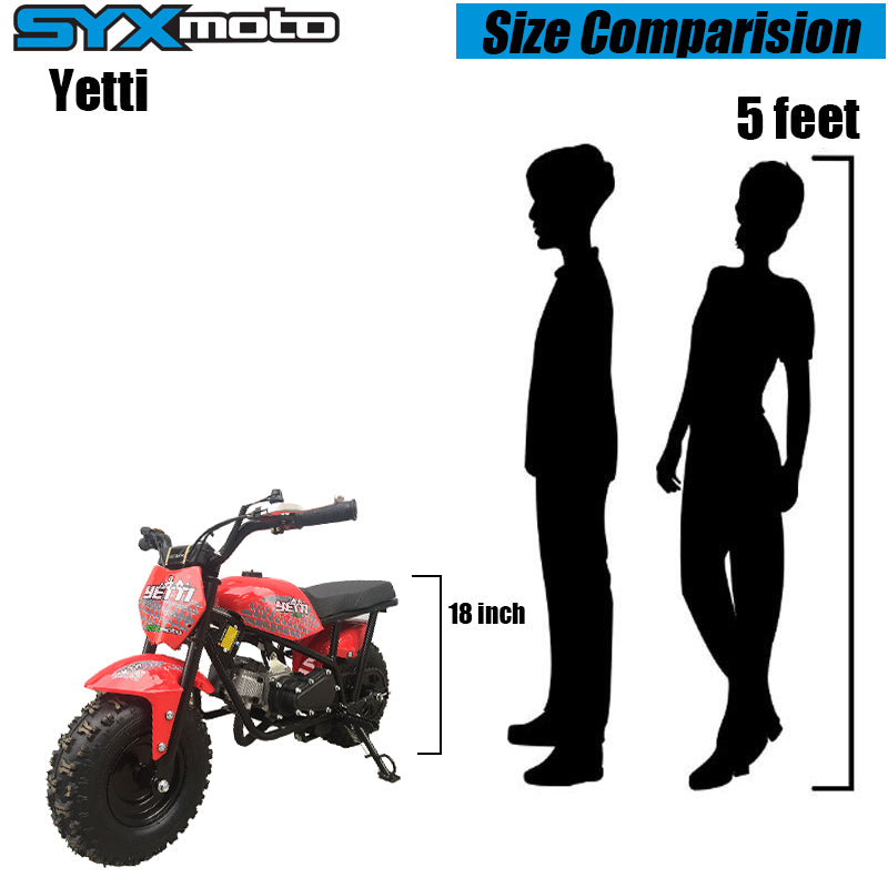 SYX MOTO YETTI 50cc Mini Dirt Bike - SYX MOTO