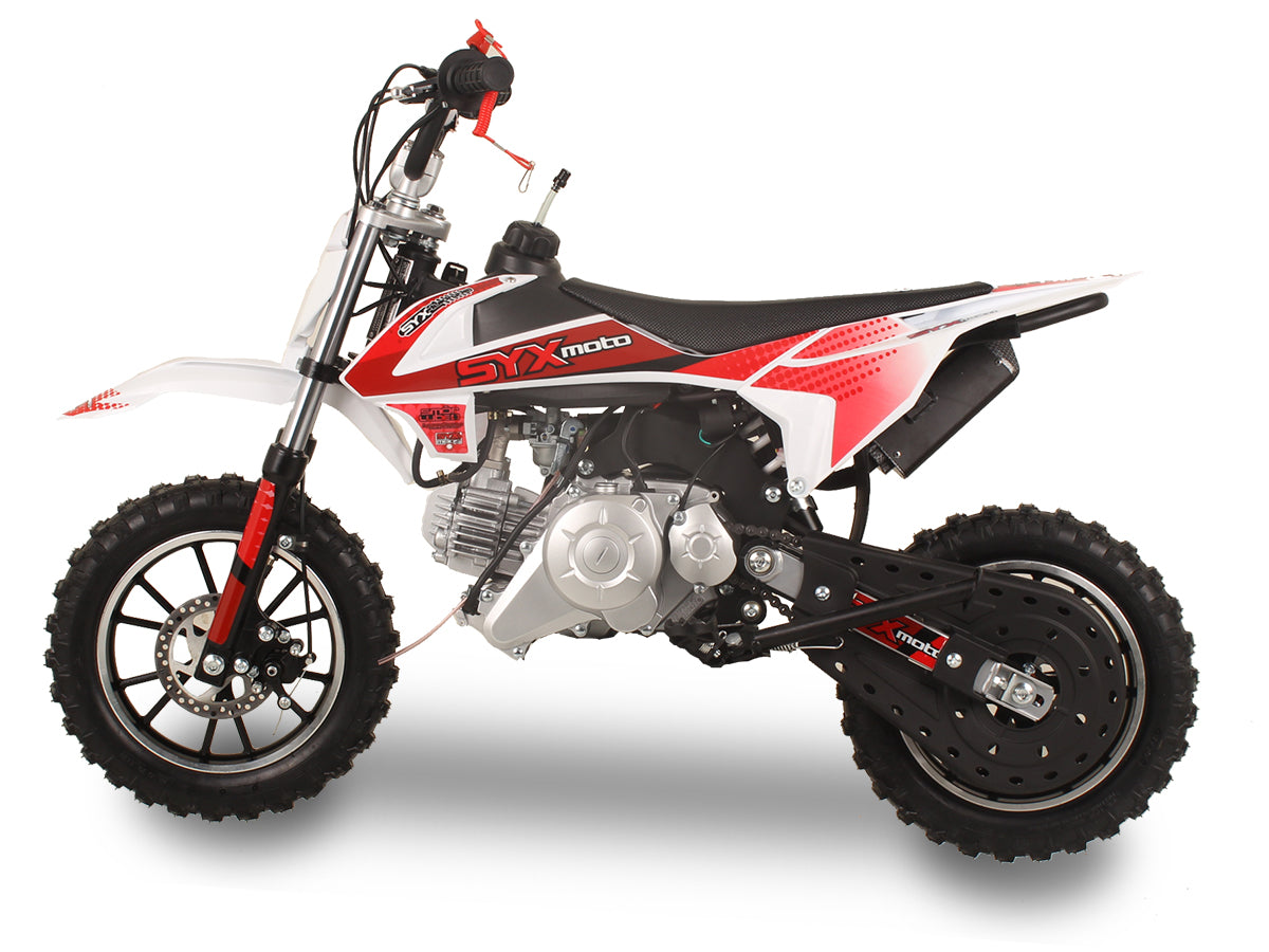 SYX MOTO Tearoff 60cc Mini Dirt Bike, Red - SYX MOTO