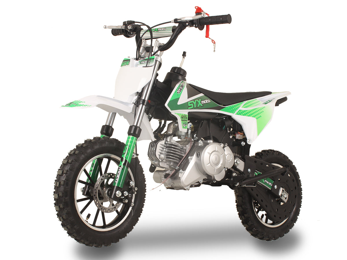 SYX MOTO Tearoff 60cc Mini Dirt Bike, Green - SYX MOTO
