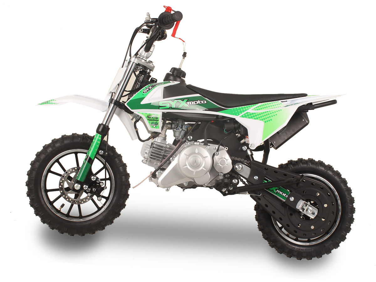 SYX MOTO Tearoff 60cc Mini Dirt Bike, Green - SYX MOTO