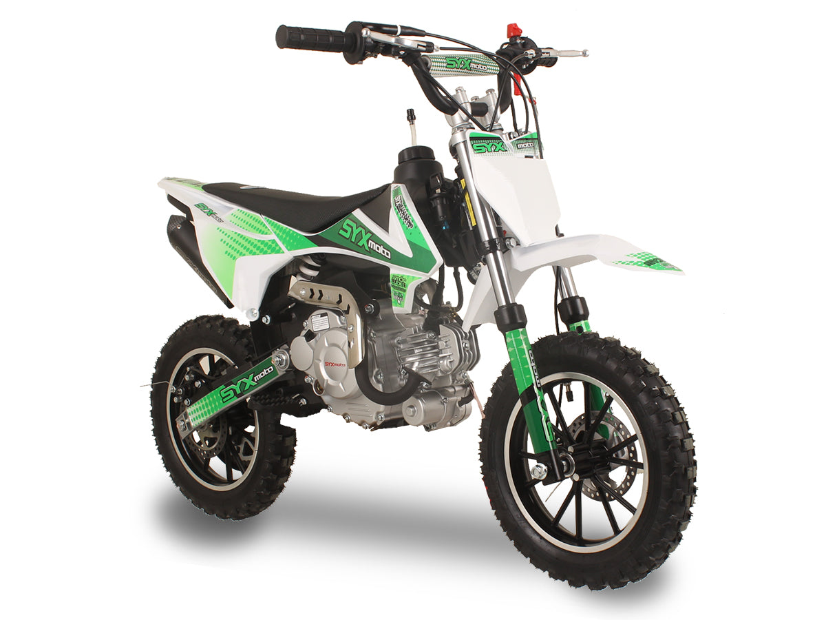 SYX MOTO Tearoff 60cc Mini Dirt Bike, Green - SYX MOTO