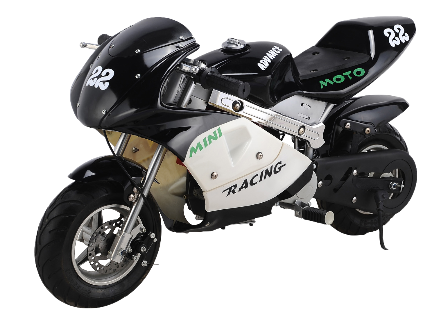 SYX MOTO 49cc 2-Stroke Gas Powered Off Road Mini Pocket Bike