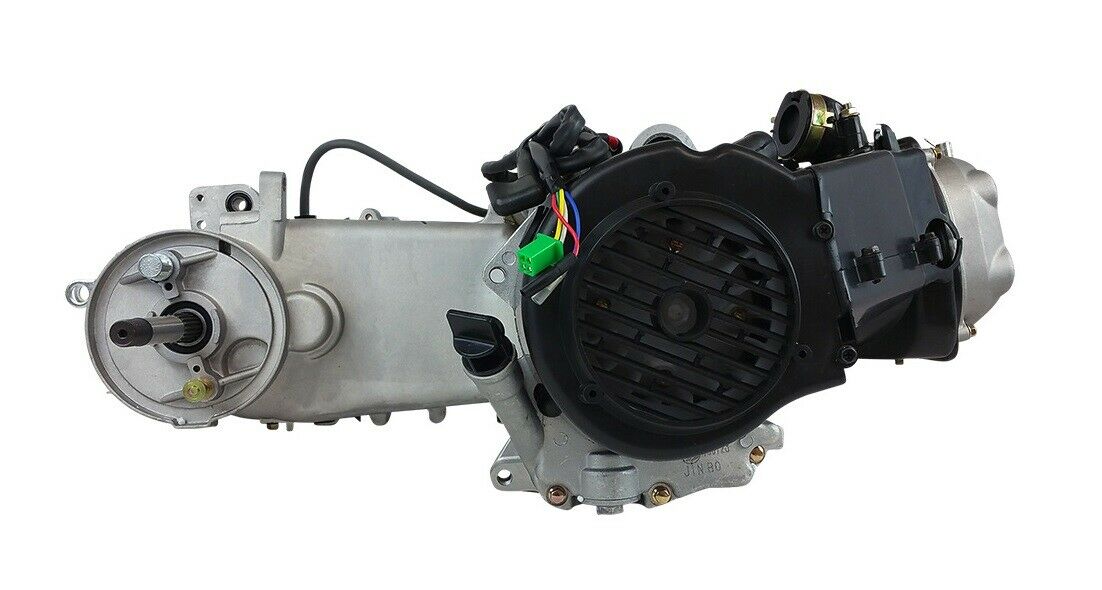 150cc 4-Stroke GY6 Motorcycle Engine,Short Case, Single Cylinder Electric Start, Axle 11.5cm, For Pocket Scooter Dirt Bike Bicycle Scooter