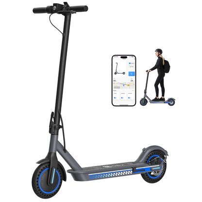 Patinete eléctrico ultraligero de 350 W para desplazamientos diarios con control inteligente por aplicación