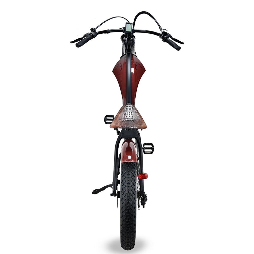 SYX MOTO 32MPH 35 Miles Max Range Retro Style Electric Bike