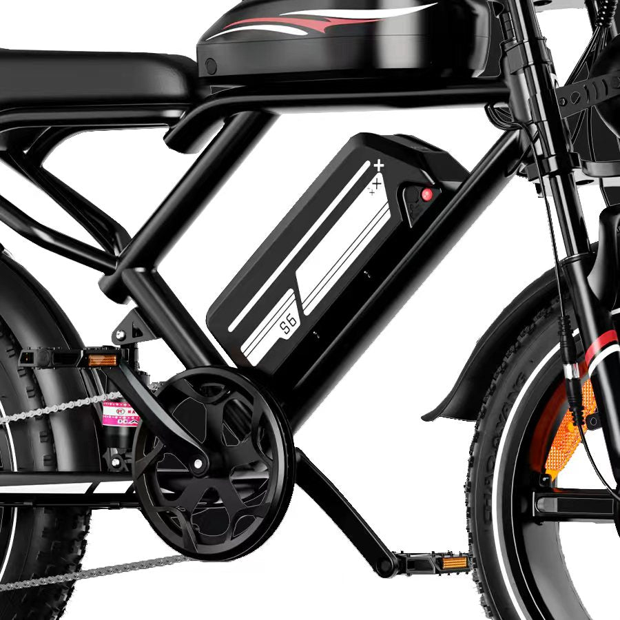 2000W Dual Motor Electric Bike - 140-Mile Range, 20" Fat Tire eBike, Hydraulic Brakes