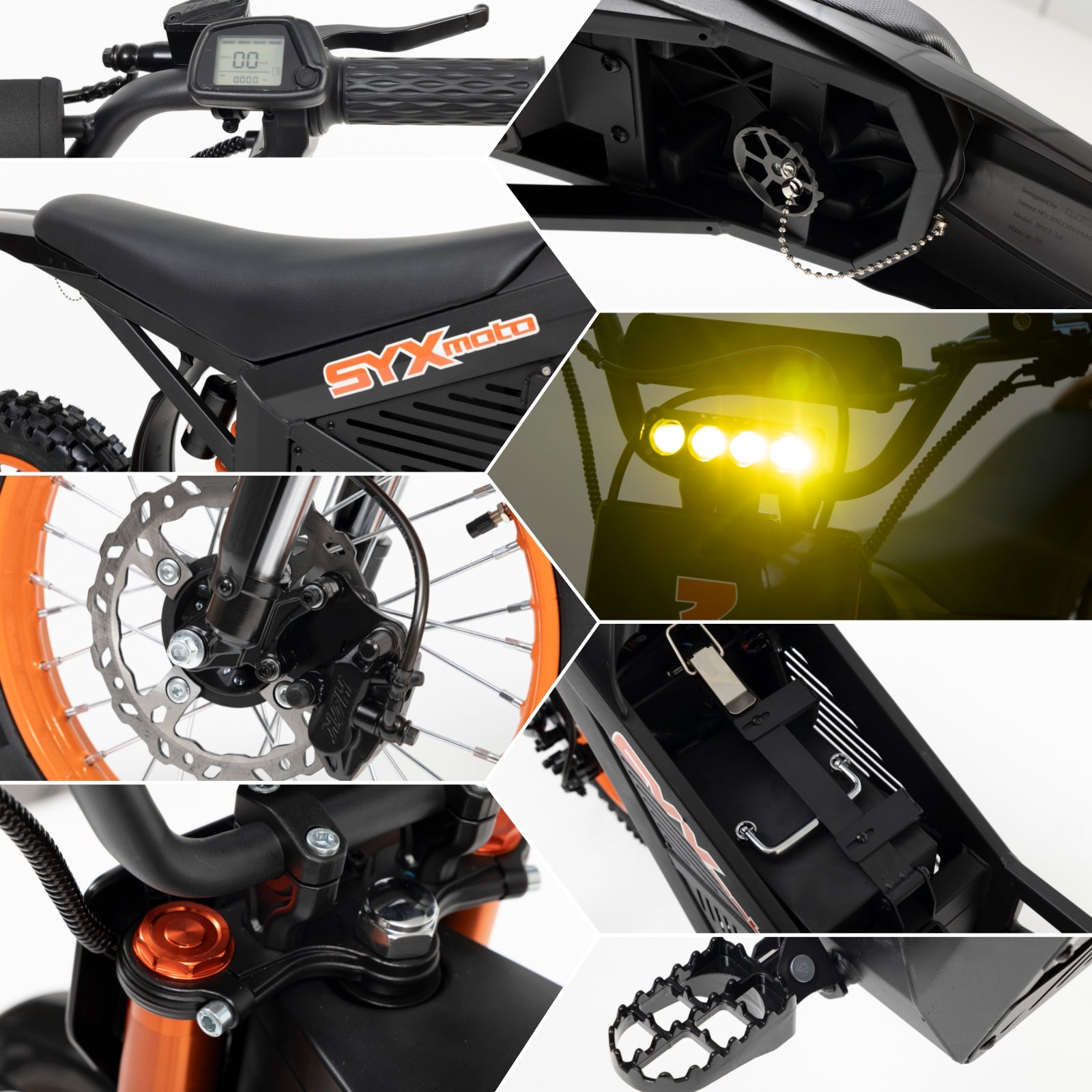 SYX MOTO ARC Off-Road Electric Ride-On – 48V/21AH Battery – 3000W Peak Outdoor Recreational Toy - SYX MOTO