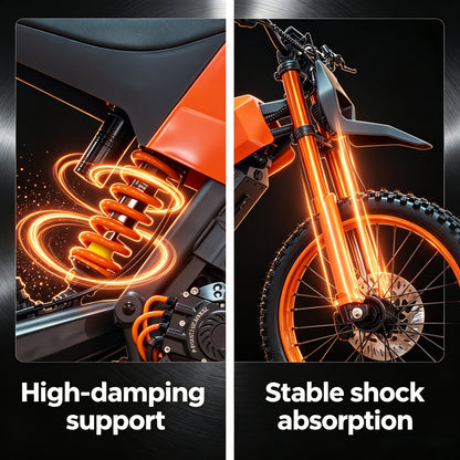 SYX MOTO SPRK Electric Dirt Bike | 5500W Peak, 43MPH High Speed Off-Road Trail Motorcycle (60V 27Ah) - SYX MOTO