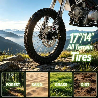 SYX MOTO K1 125cc Dirt Bike | 4-Stroke Off-Road Pit Bike for Teens & Adults - SYX MOTO