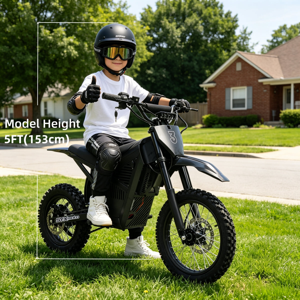 SYX MOTO ARC 3000W Electric Dirt Bike Off Road | 48V Mid-Drive Pro Trail Bike - SYX MOTO