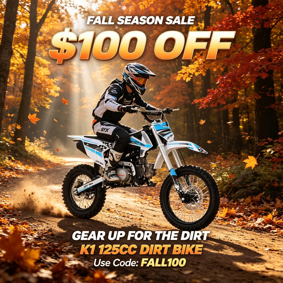 SYX MOTO K1 125cc Dirt Bike | 4-Stroke Off-Road Pit Bike for Teens & Adults